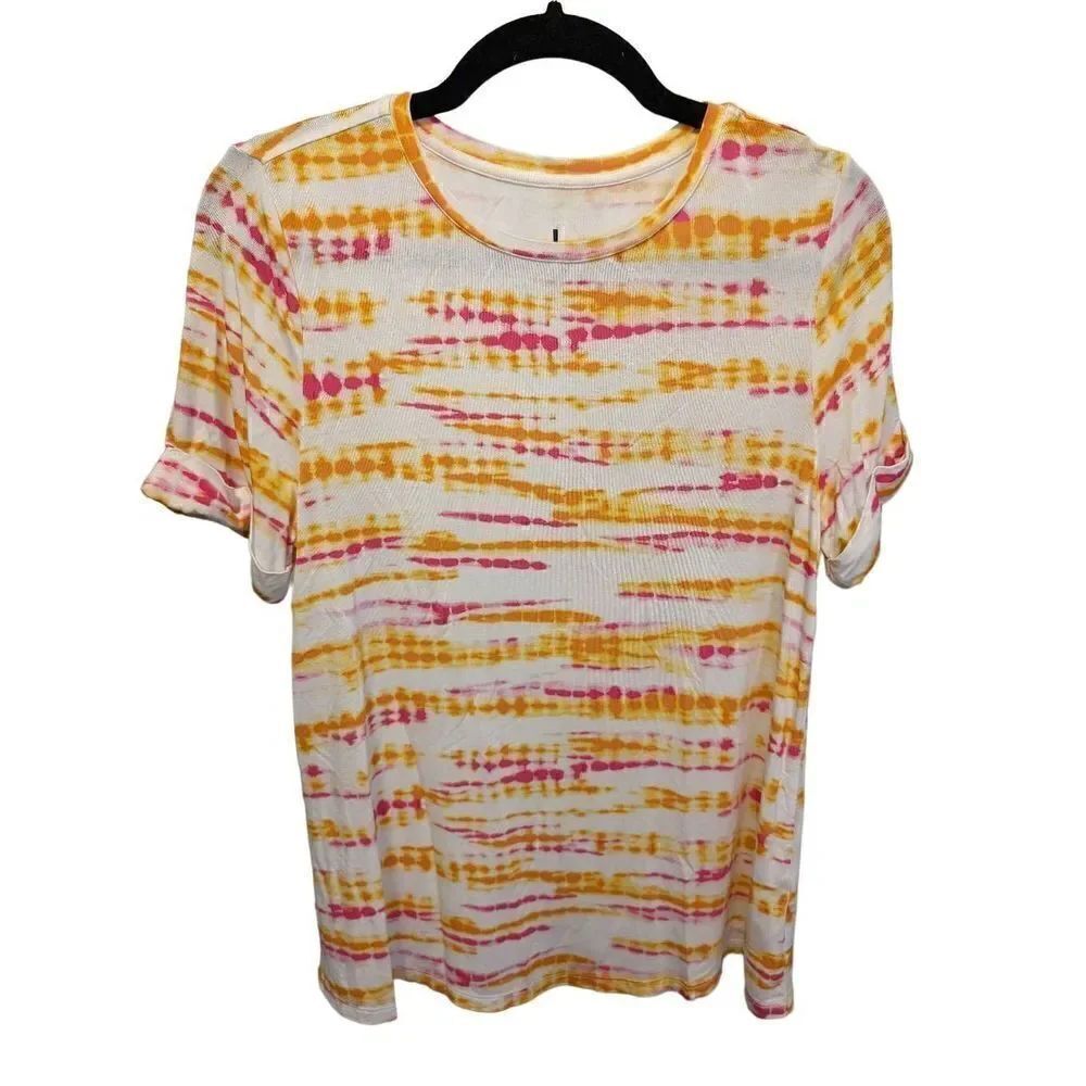 Jason Wu Tie Dye Crew Neck Short Sleeve Tee Women's Size XS